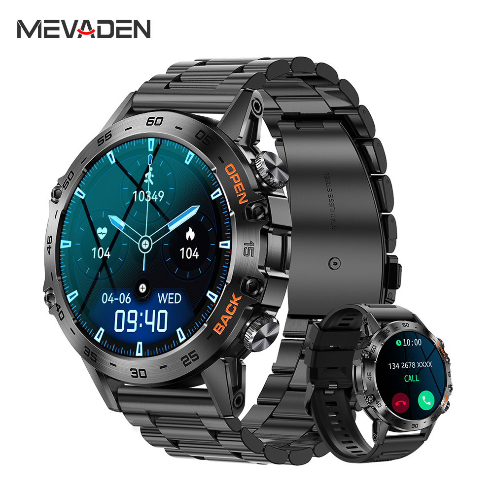 MEVADEN Steel 1.39 inch Heren  - Smartwatch Faces recensie en prijs