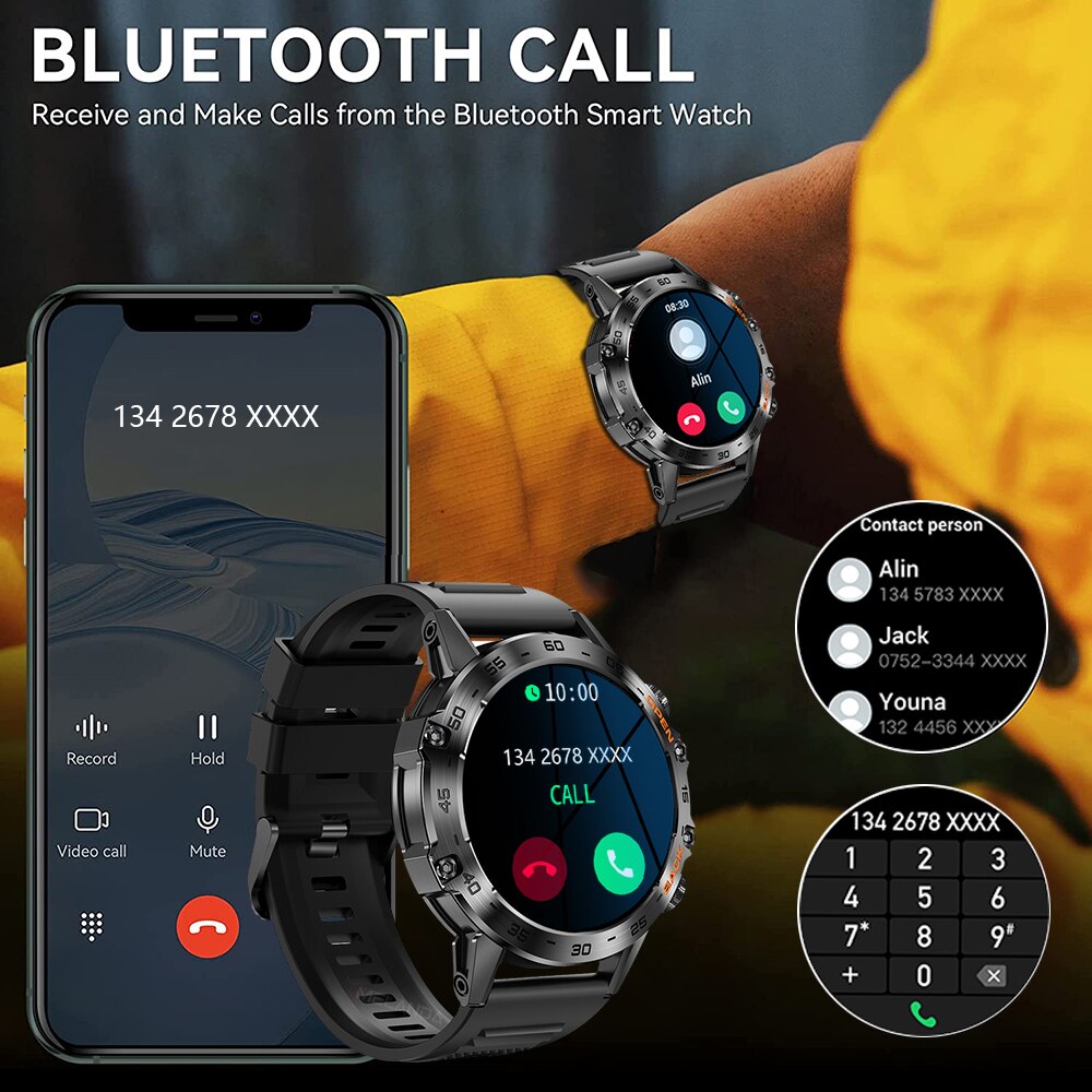 MEVADEN Steel 1.39 inch Heren  - Smartwatch Faces recensie en prijs