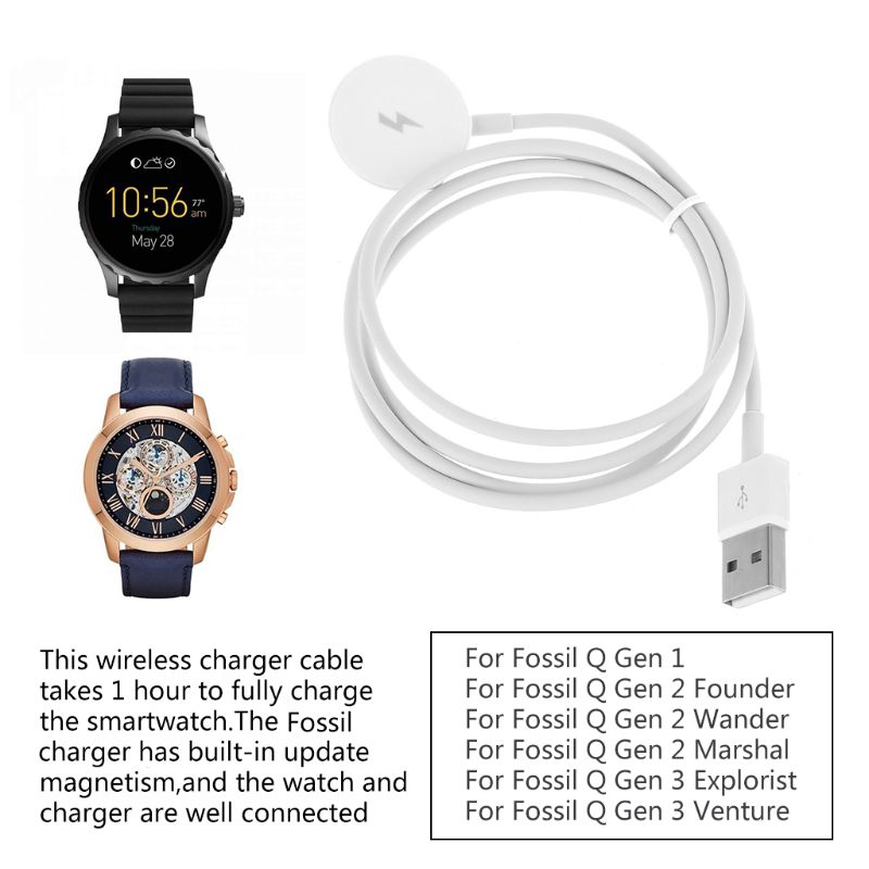 USB-horloge-opladeradapter Sma - Fossil Smartwatch Accessories recensie en prijs