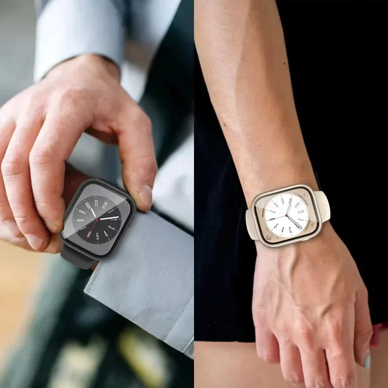 3-pack gehard glas cover voor  - Watch Case Bumper recensie en prijs
