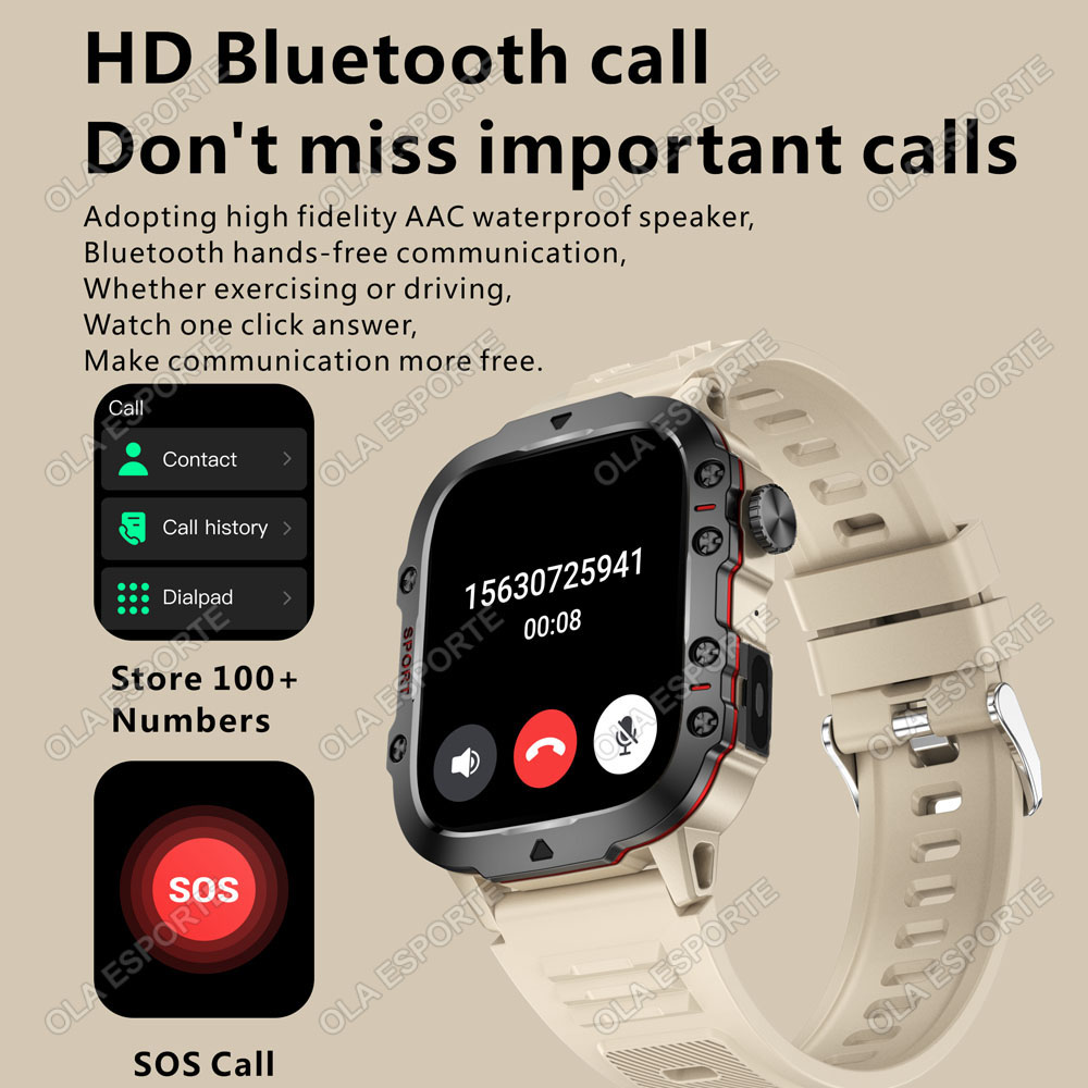 2026 Nieuwe Militaire Smart Ho - Smartwatch X12 recensie en prijs