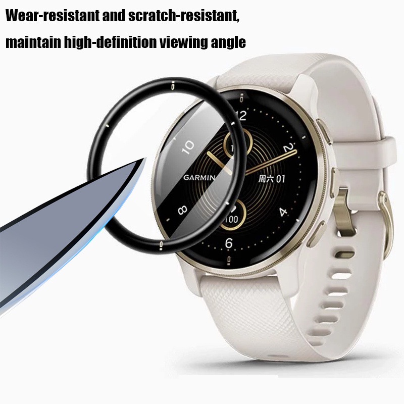 3D gebogen rand beschermfolie  - Garmin Smartwatch Accessories recensie en prijs