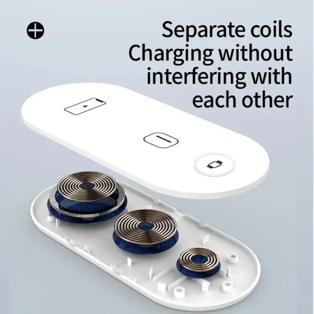 3-in-1 draadloos oplaadstation - Wireless Charger Watch recensie en prijs