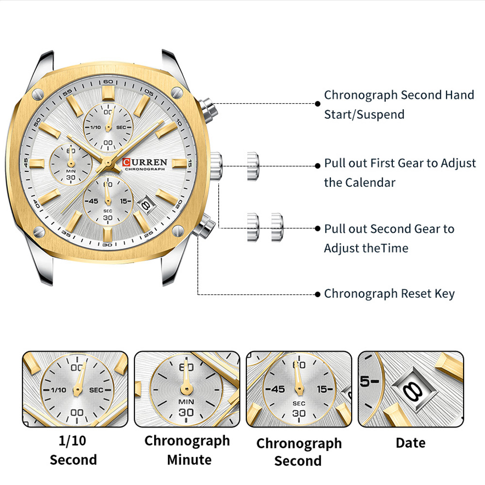CURREN Modern herenhorloge van - Accessories With Watch recensie en prijs