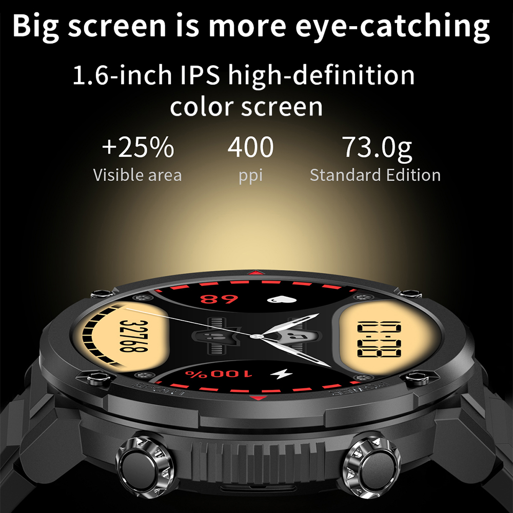 Smart Horloge 1.6 inch 400*400 - Smartwatch M Active recensie en prijs