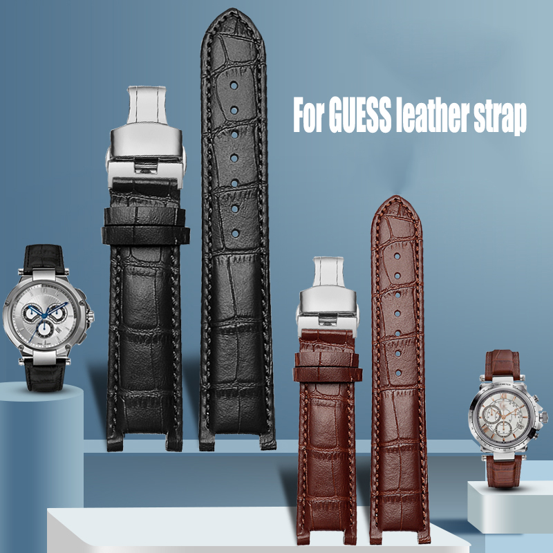 Gekerfde Horlogeband Krokodil  - Smartwatch Guess recensie en prijs