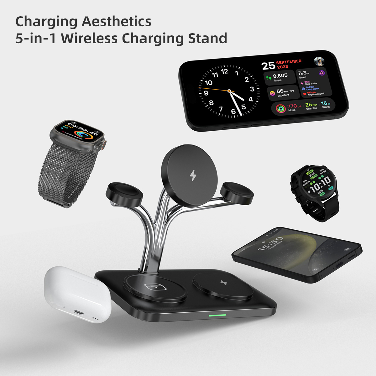 5 IN 1 magnetische draadloze o - Wireless Charger Watch recensie en prijs