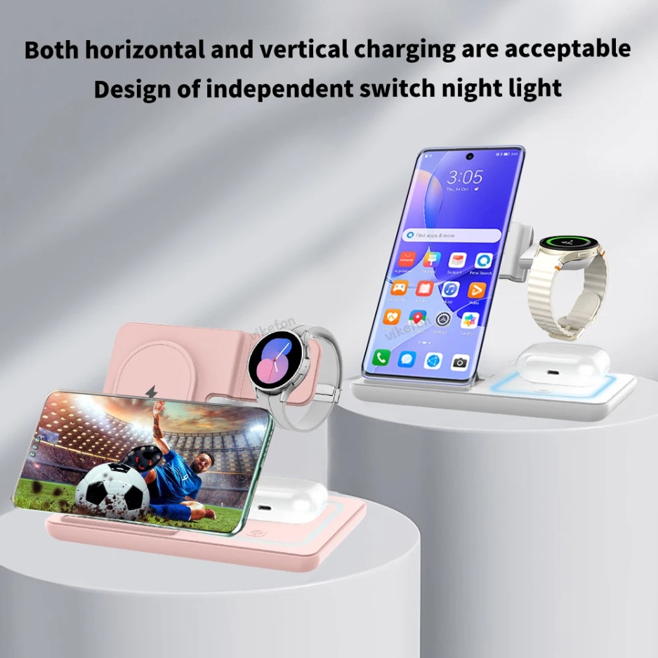 3-in-1 opvouwbare draadloze op - Wireless Charger Watch recensie en prijs