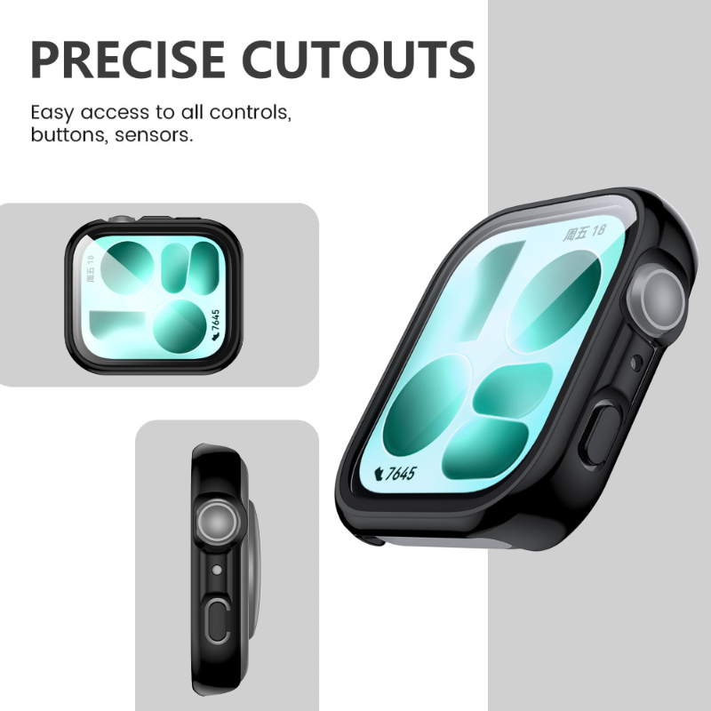 Glas+hoesje voor Huawei Watch  - Huawei Smartwatch Accessories recensie en prijs