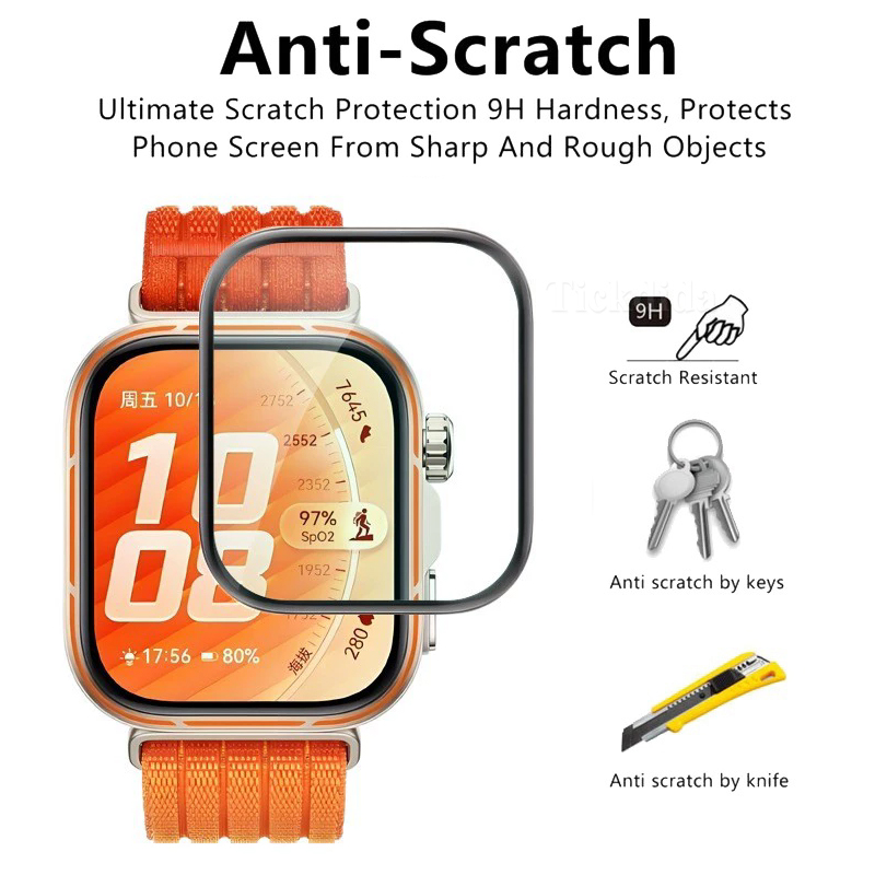 Zacht gehard glas voor Huawei  - Huawei Smartwatch Accessories recensie en prijs