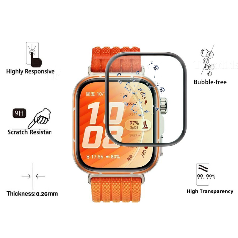 Zacht gehard glas voor Huawei  - Huawei Smartwatch Accessories recensie en prijs