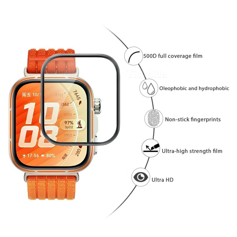 Zacht gehard glas voor Huawei  - Huawei Smartwatch Accessories recensie en prijs