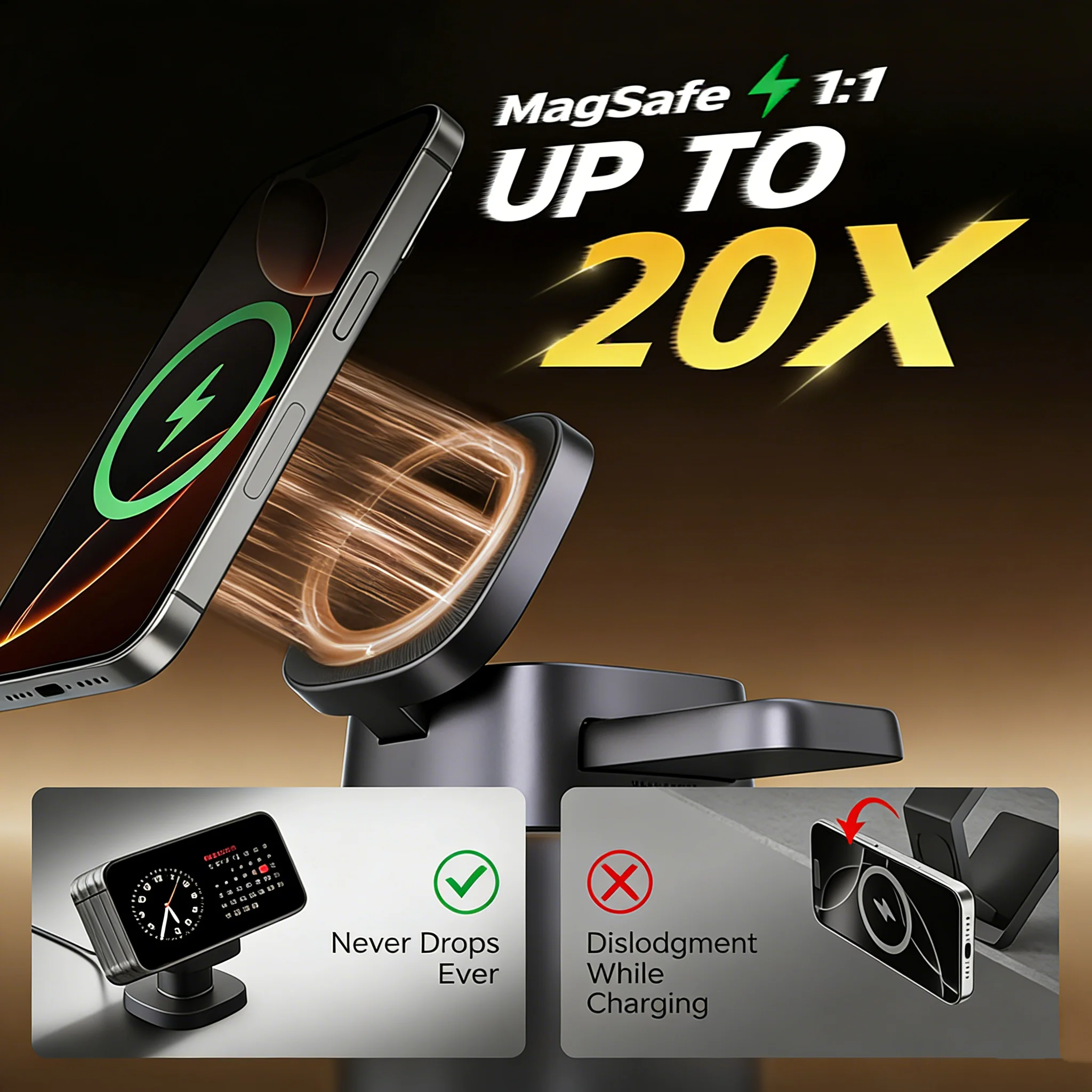 TIMESS Nachtlampje Draadloze O - Wireless Charger Watch recensie en prijs