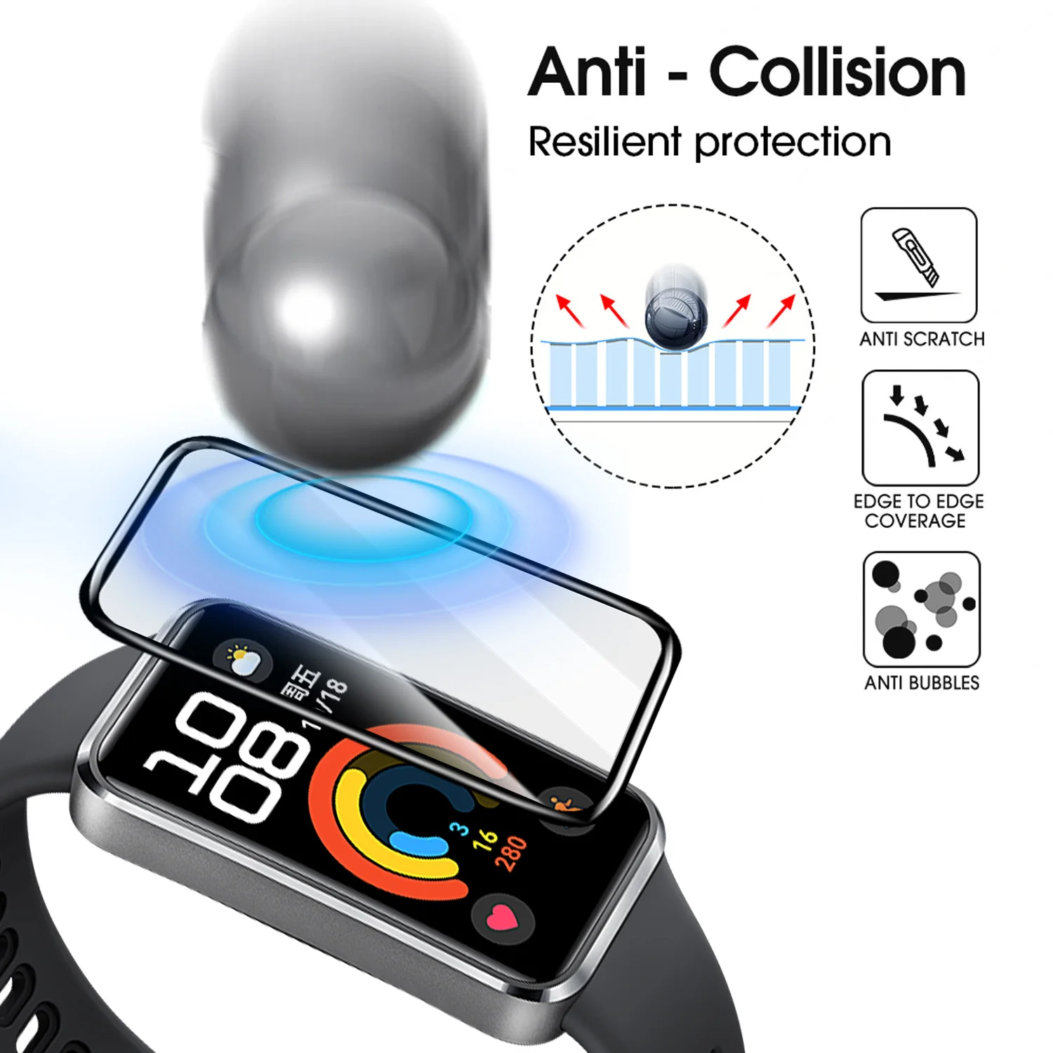 Flexibele schermbeschermers vo - Huawei Smartwatch Accessories recensie en prijs