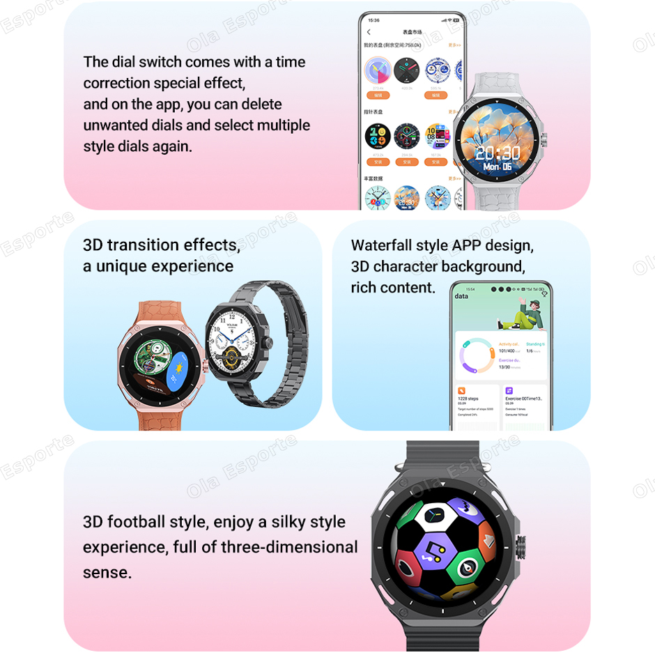 Smart Watch BT-oproep GPS Spor - Smartwatch Custom recensie en prijs